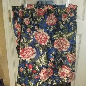Loft EUC XL Tiki skirt